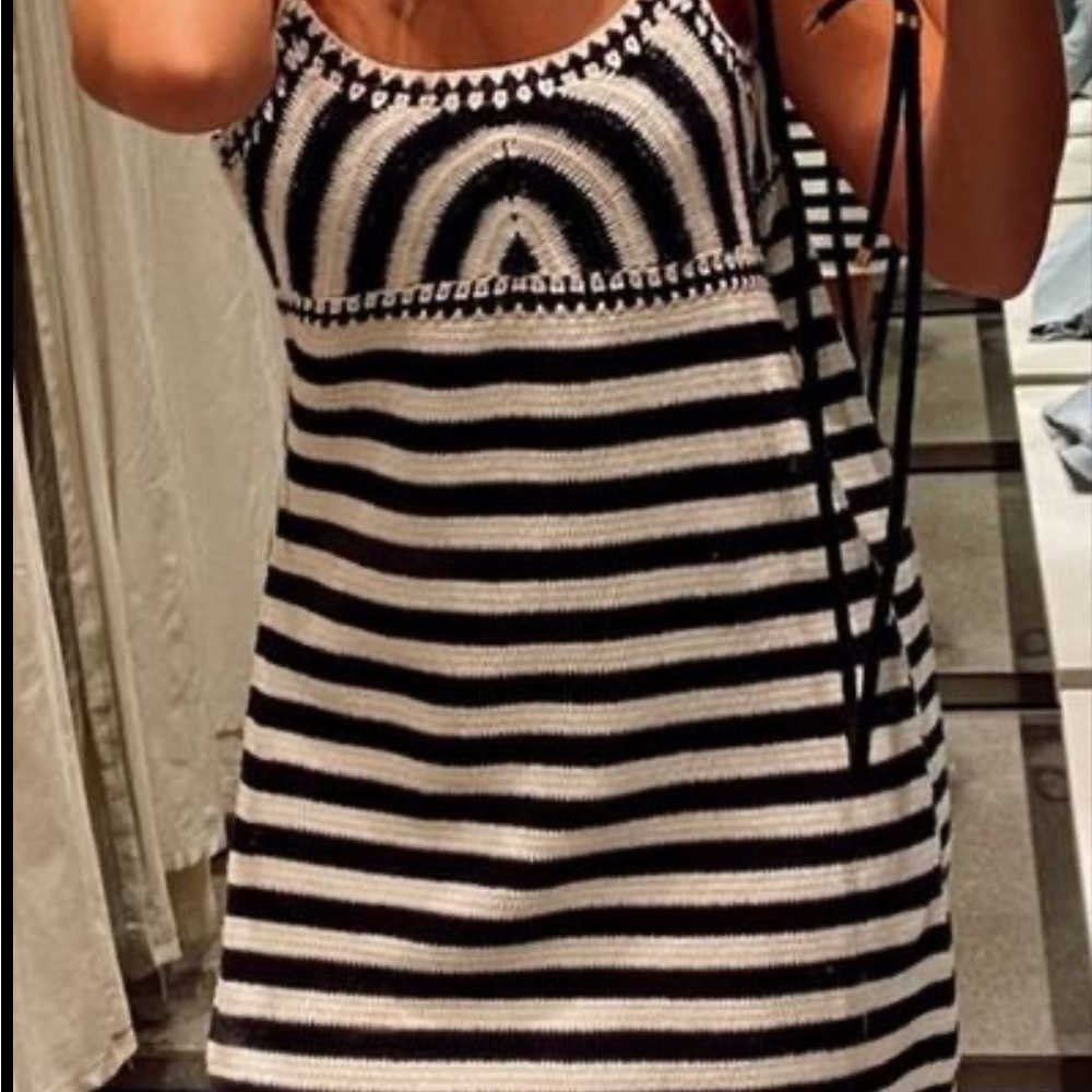 Zara striped Knit dress